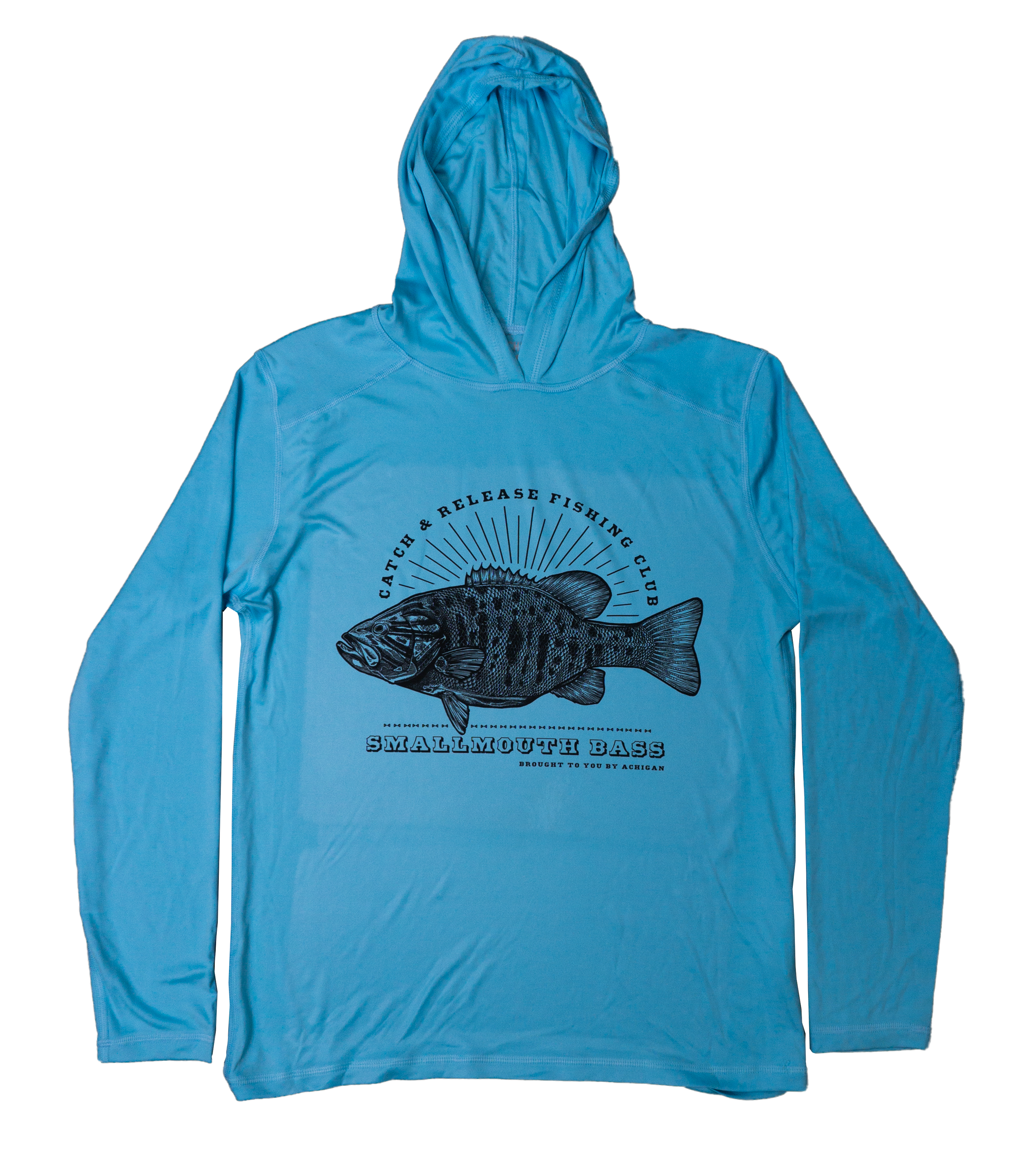 Catch & Release Fishing Club Sun Hoodie – Achigan Catch & Release Fishing Club Sun Hoodie – Achigan