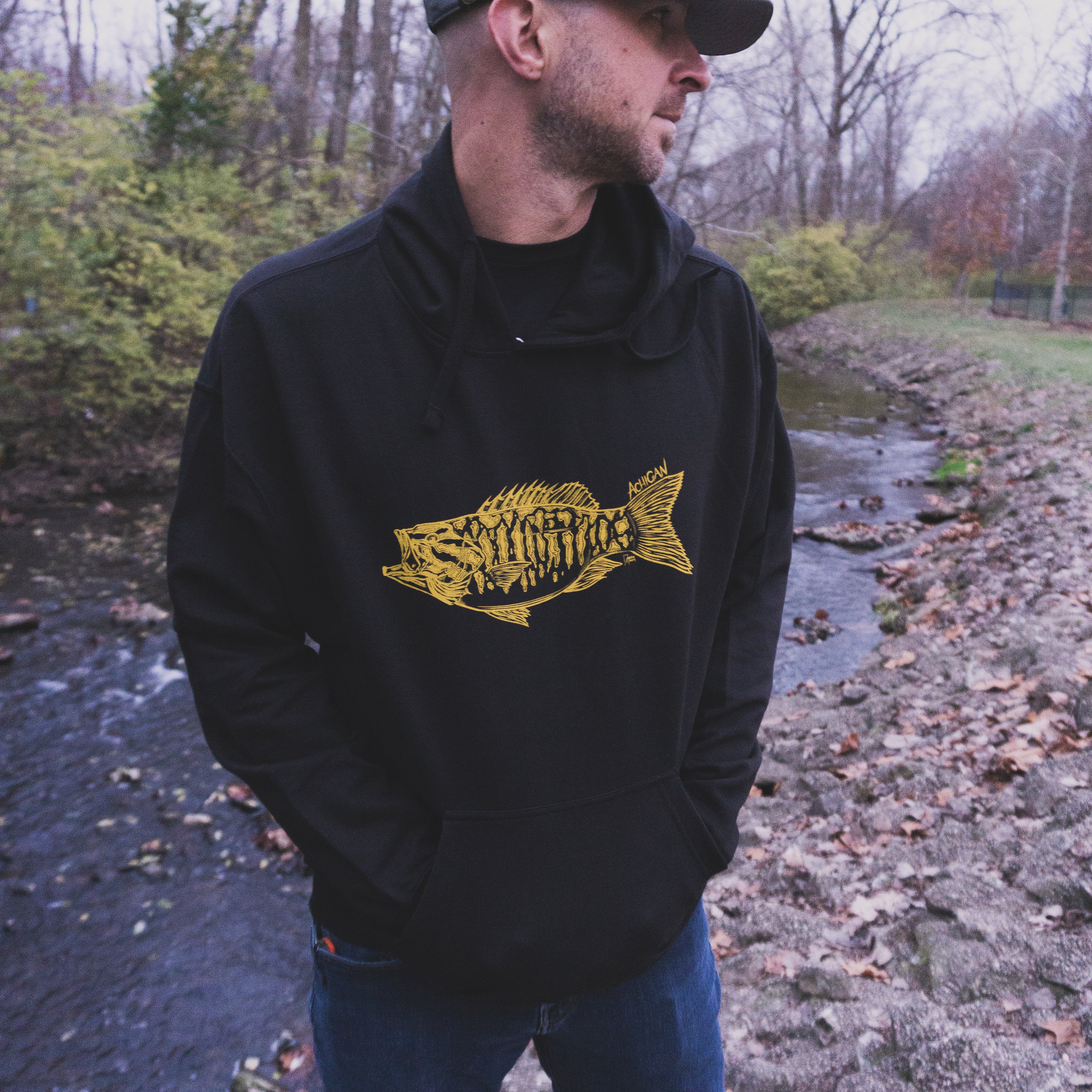Black and Yellow Smallie Hoodie