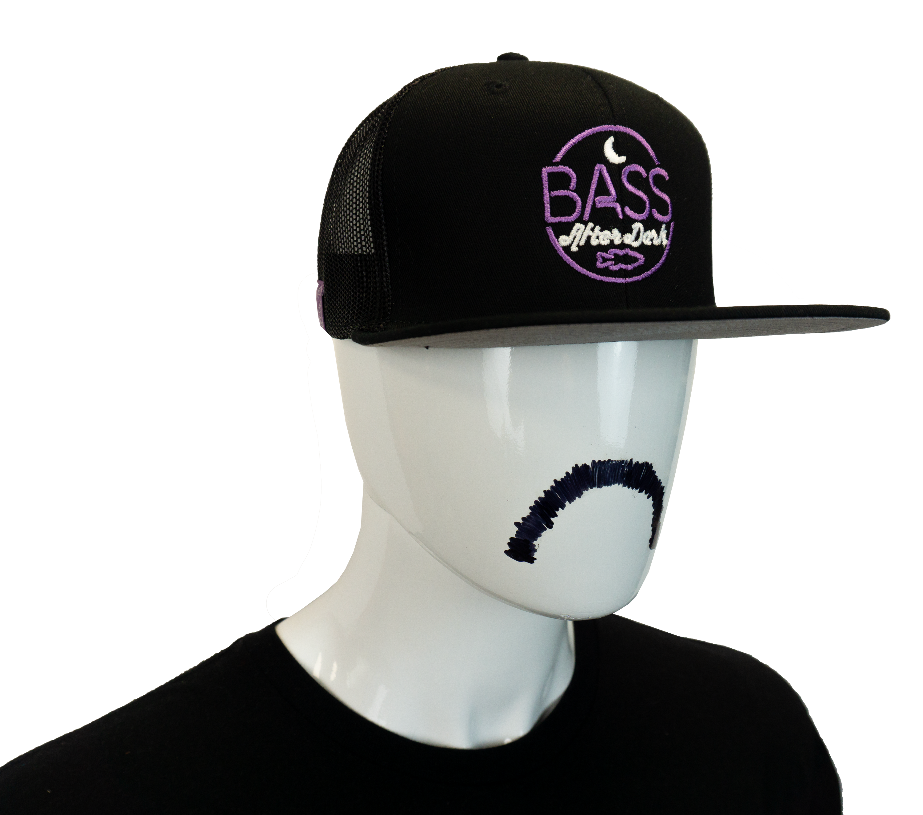 Bass After Dark Flat Bill Hat