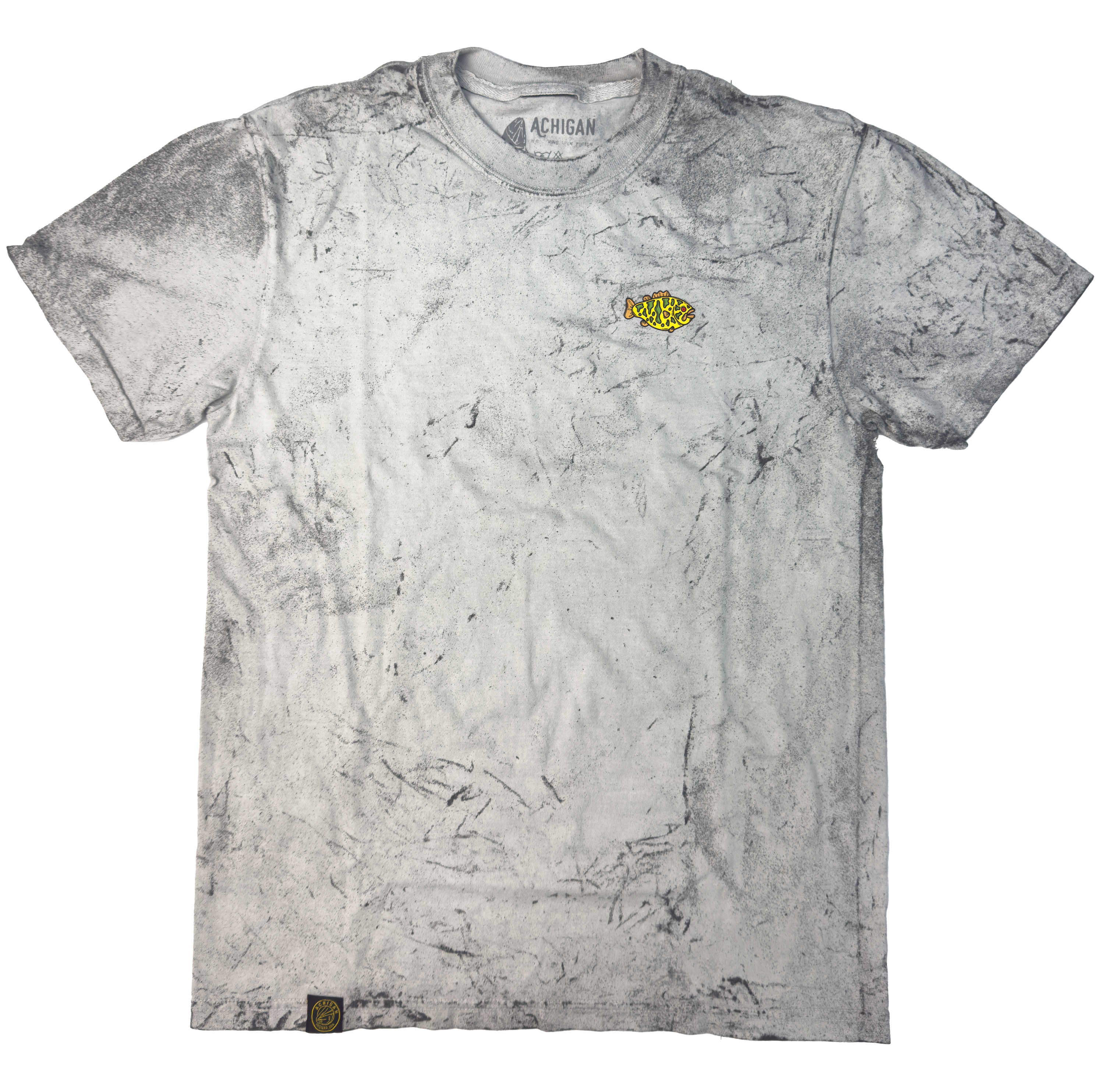 Fishin' For Fatties Tee - Smoke Tie Dye