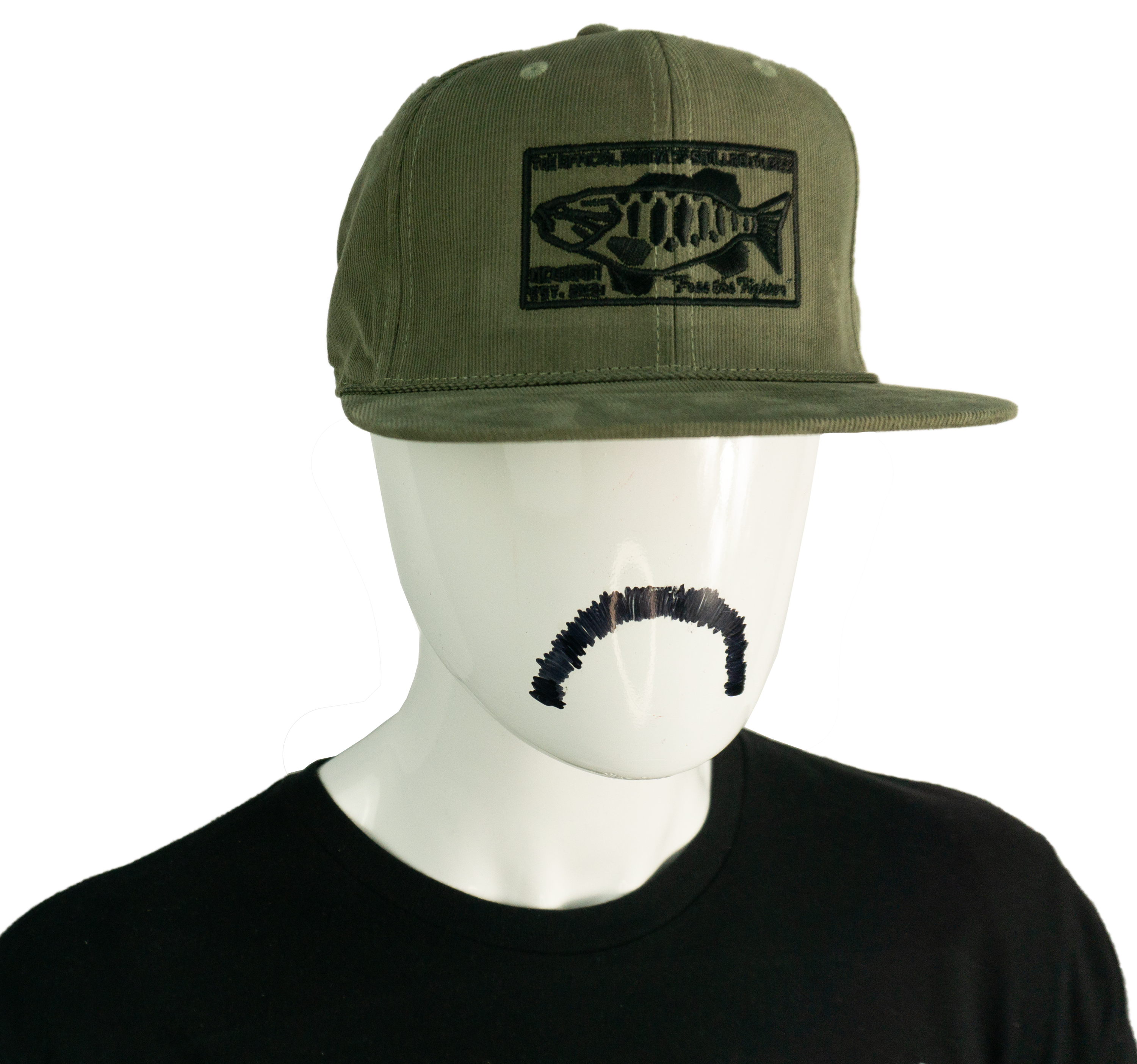 Free the Fighter Embroidered Hat Green