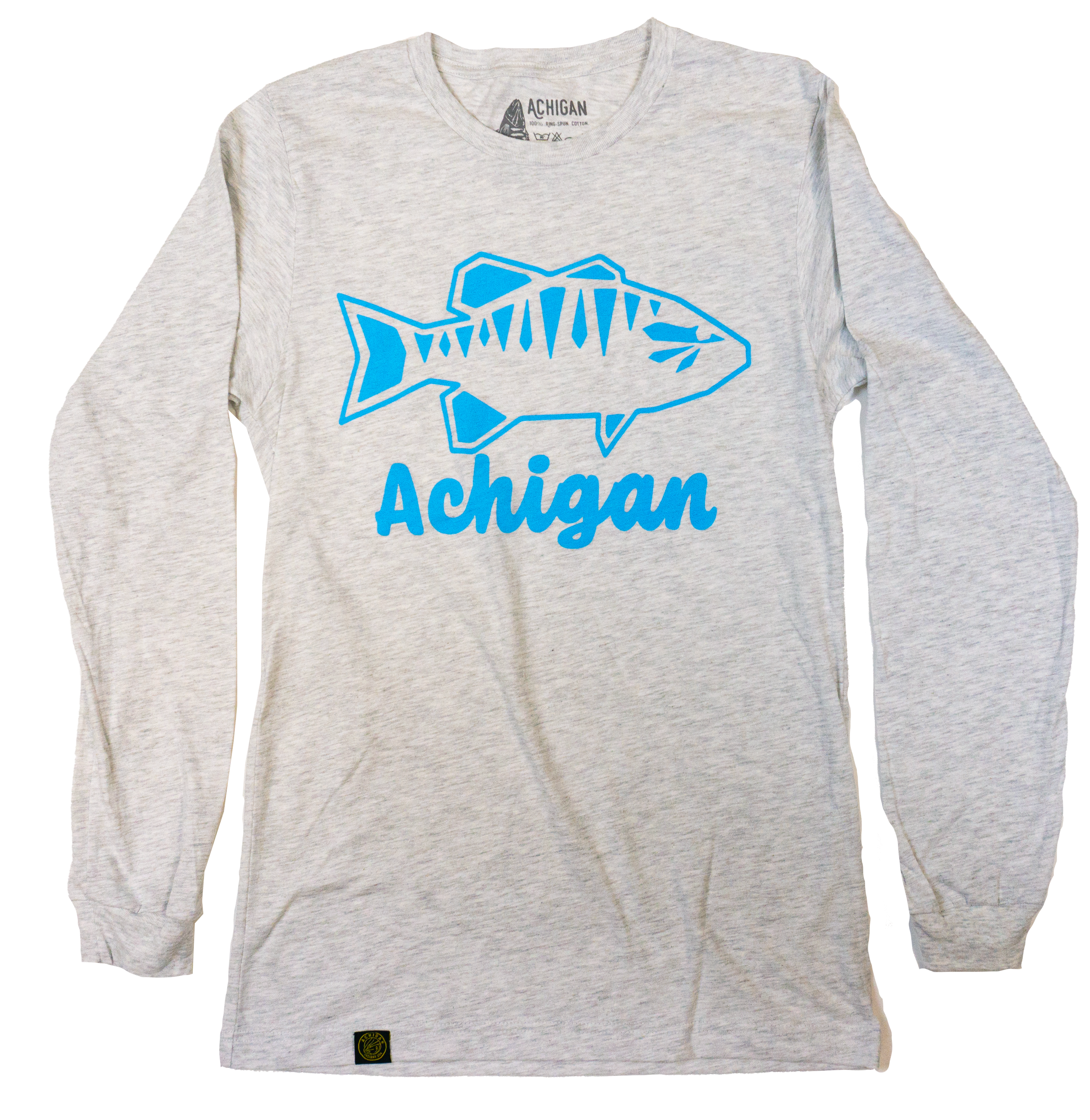 Geo Smallie Long Sleeve Storm Heather/Blue