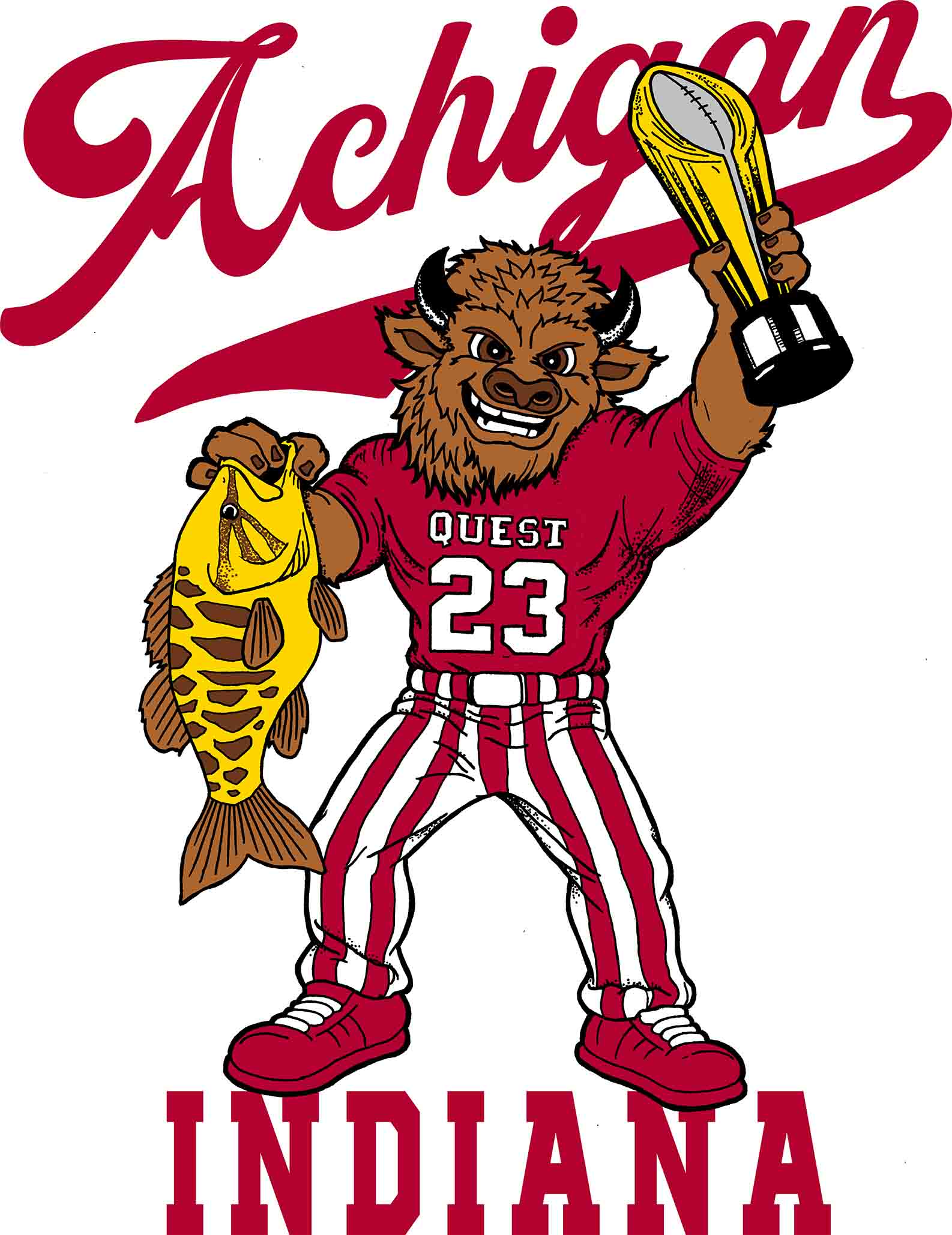 Hoosier The Bison t-shirt * Pre-order*