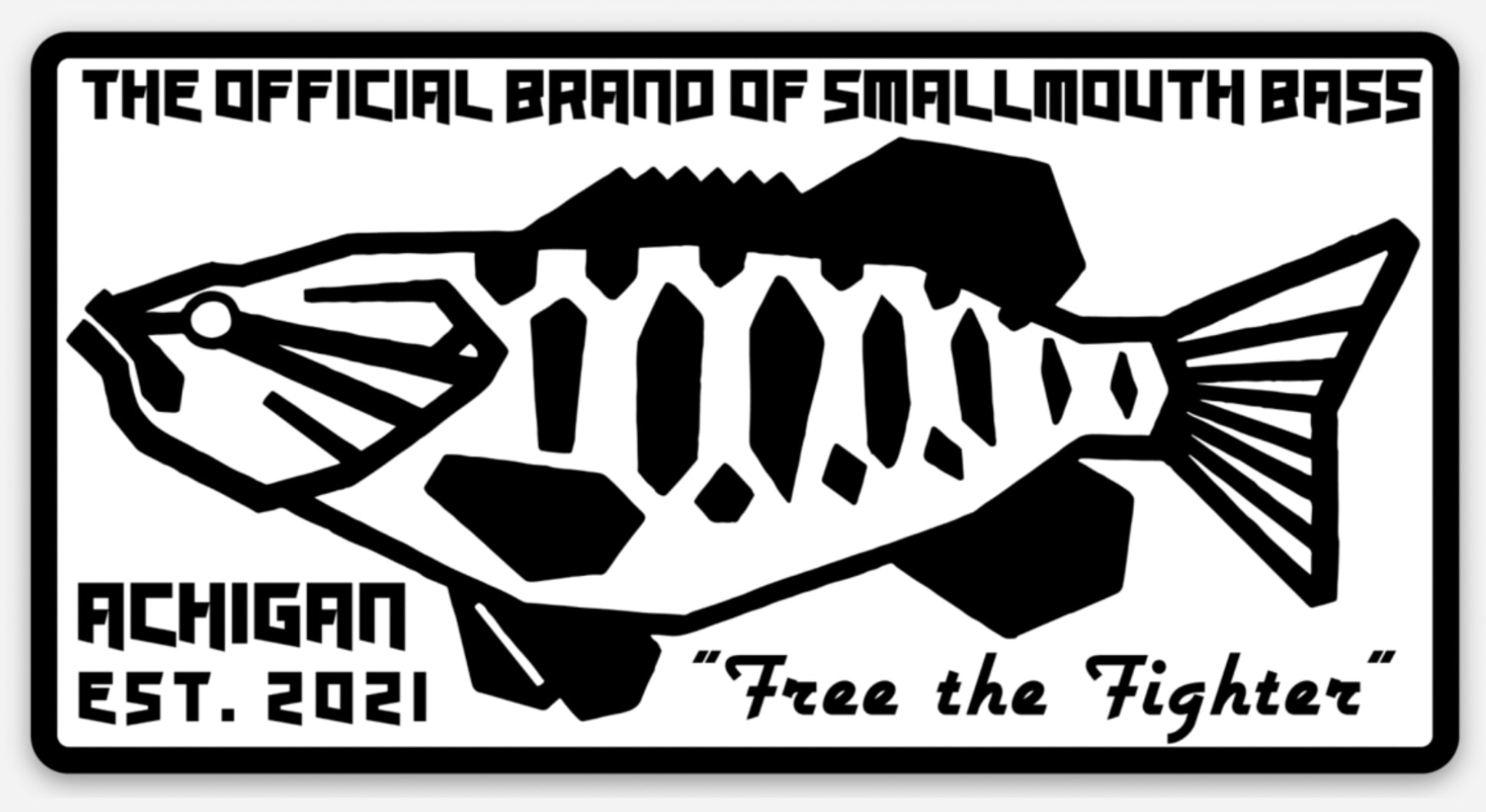 Achigan Patch Decal