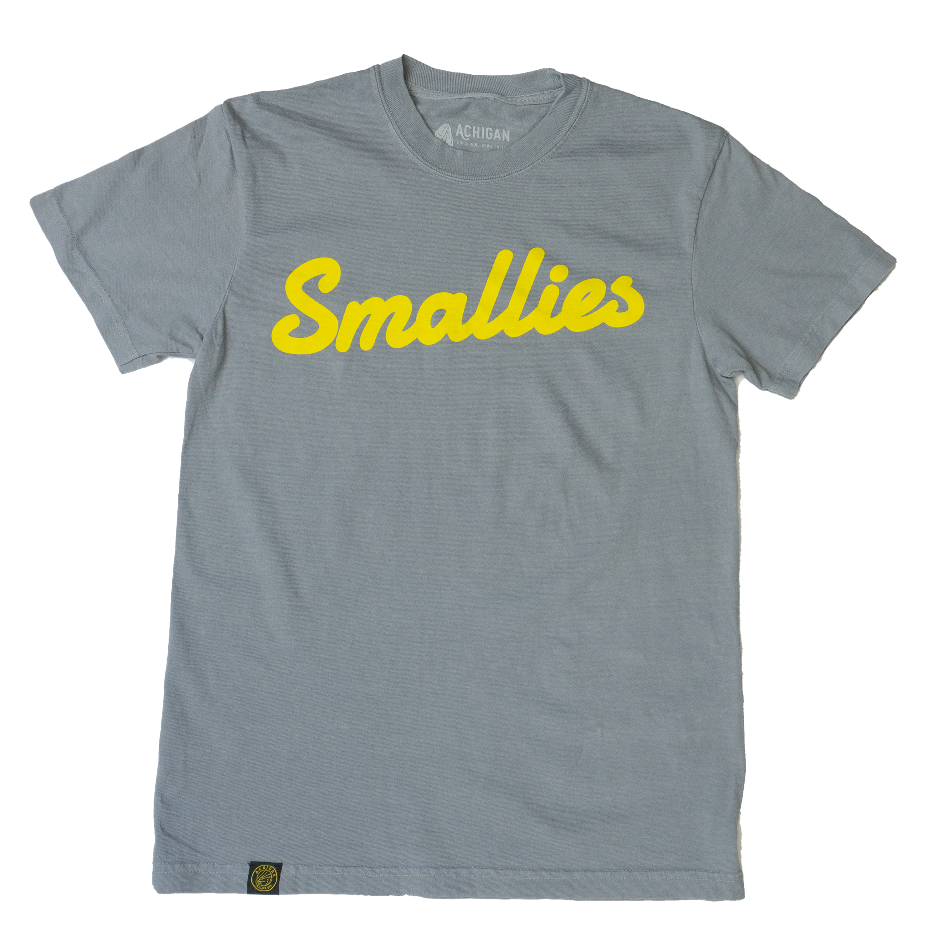 Smallies Tee Cement/Yellow