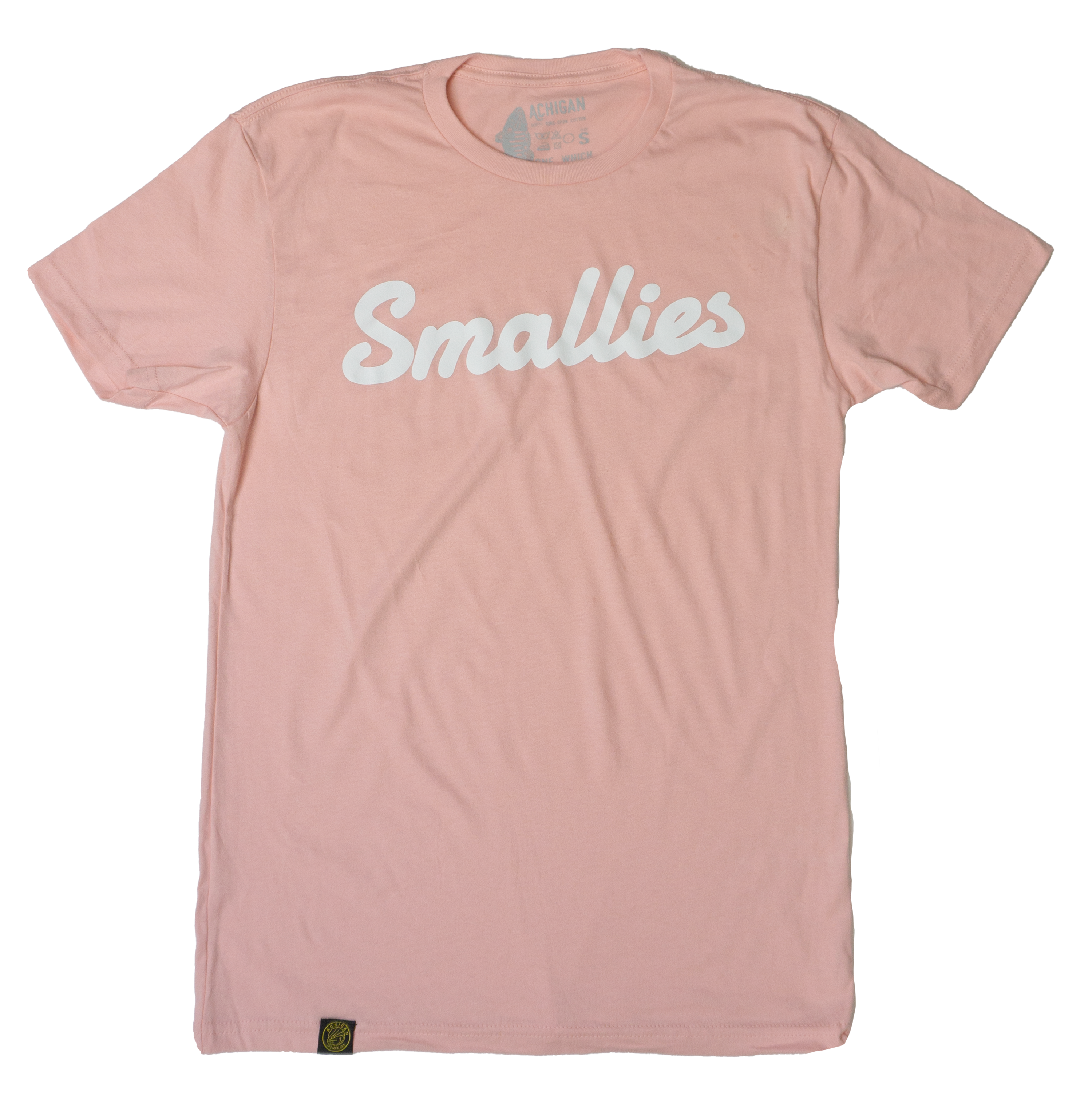 Smallies Tee Pink/White