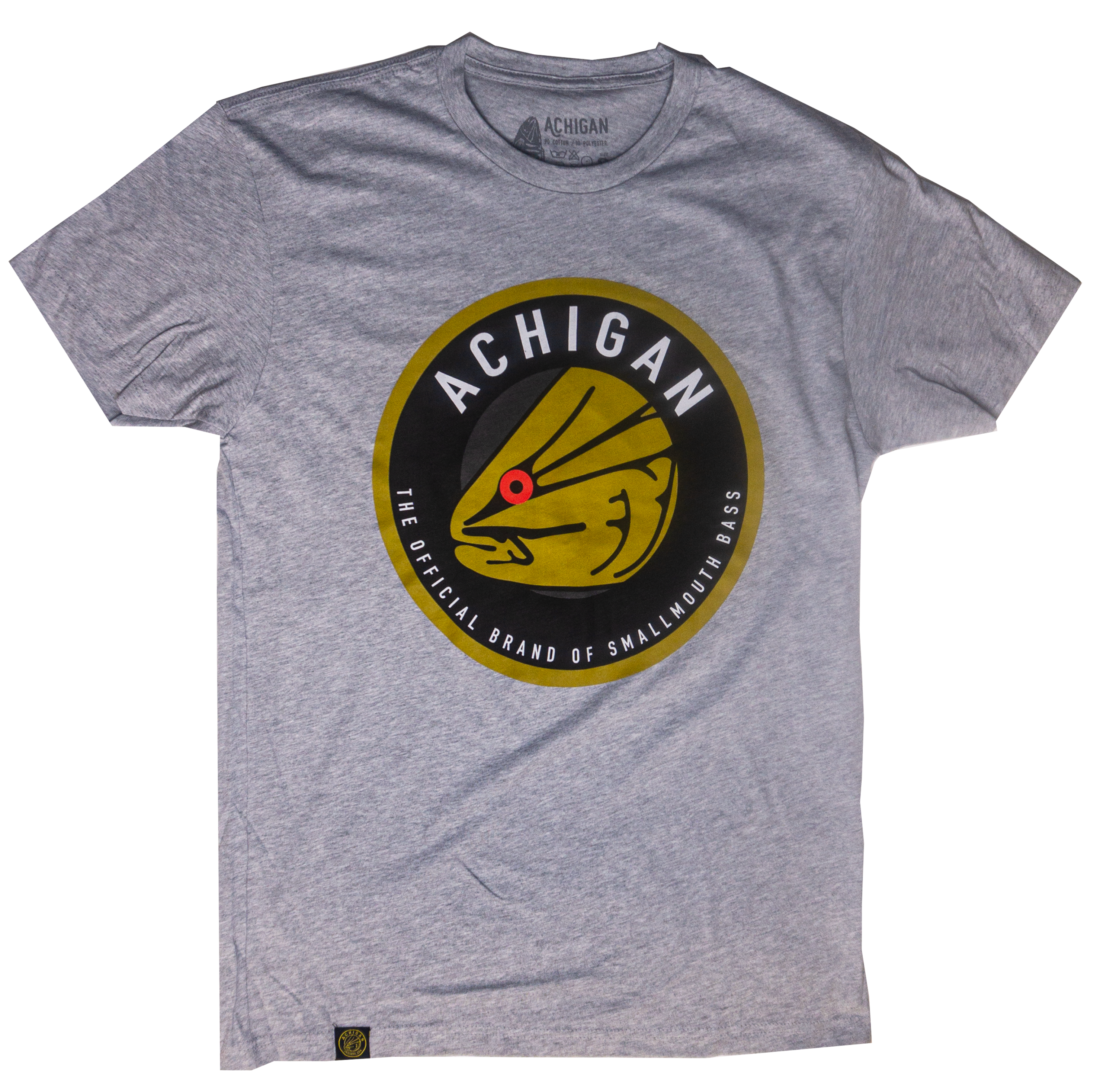 Achigan Logo Tee Heather Gray