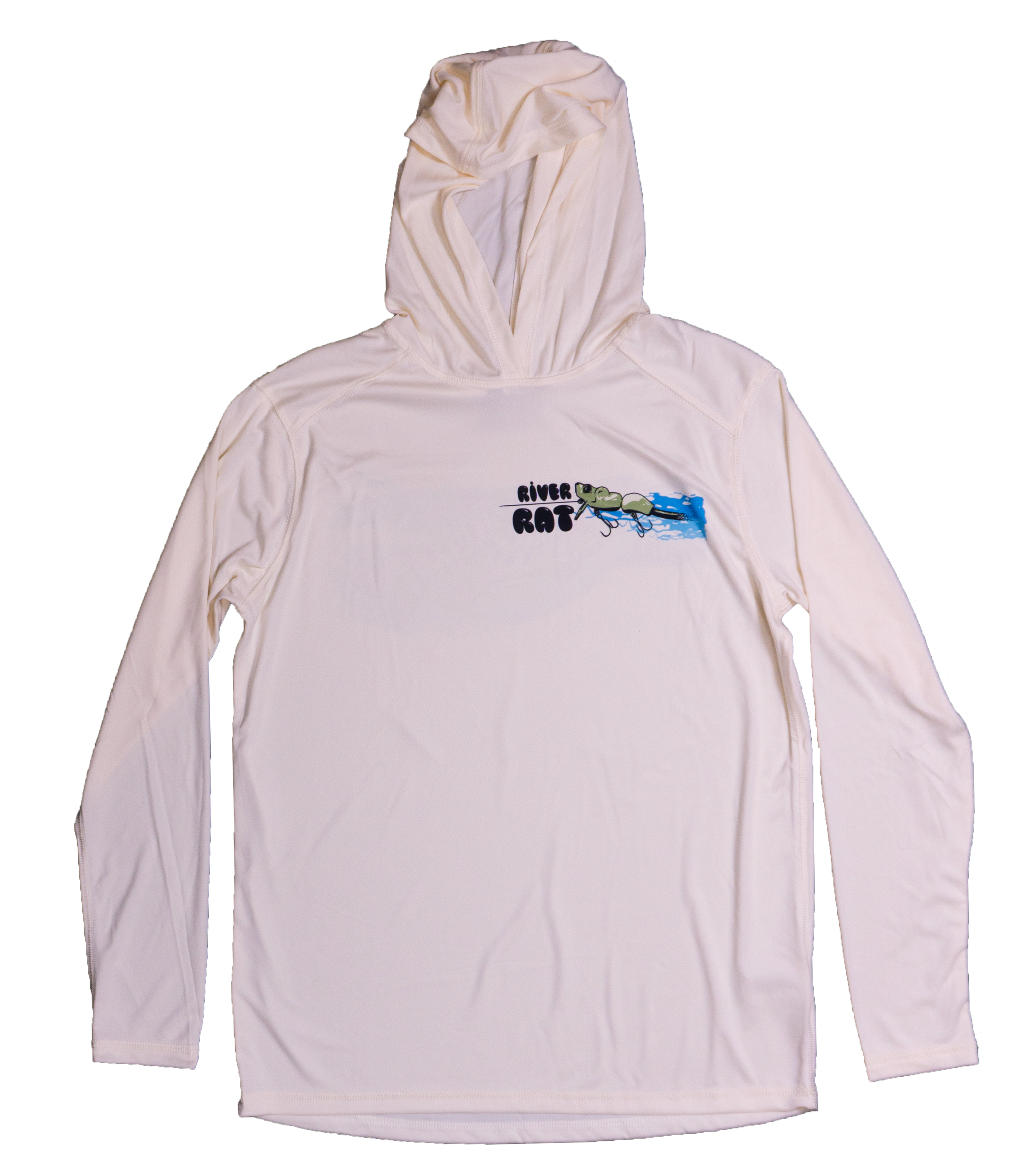 River Rat Sun Hoodie - Achigan x Chocolate Swimbaits