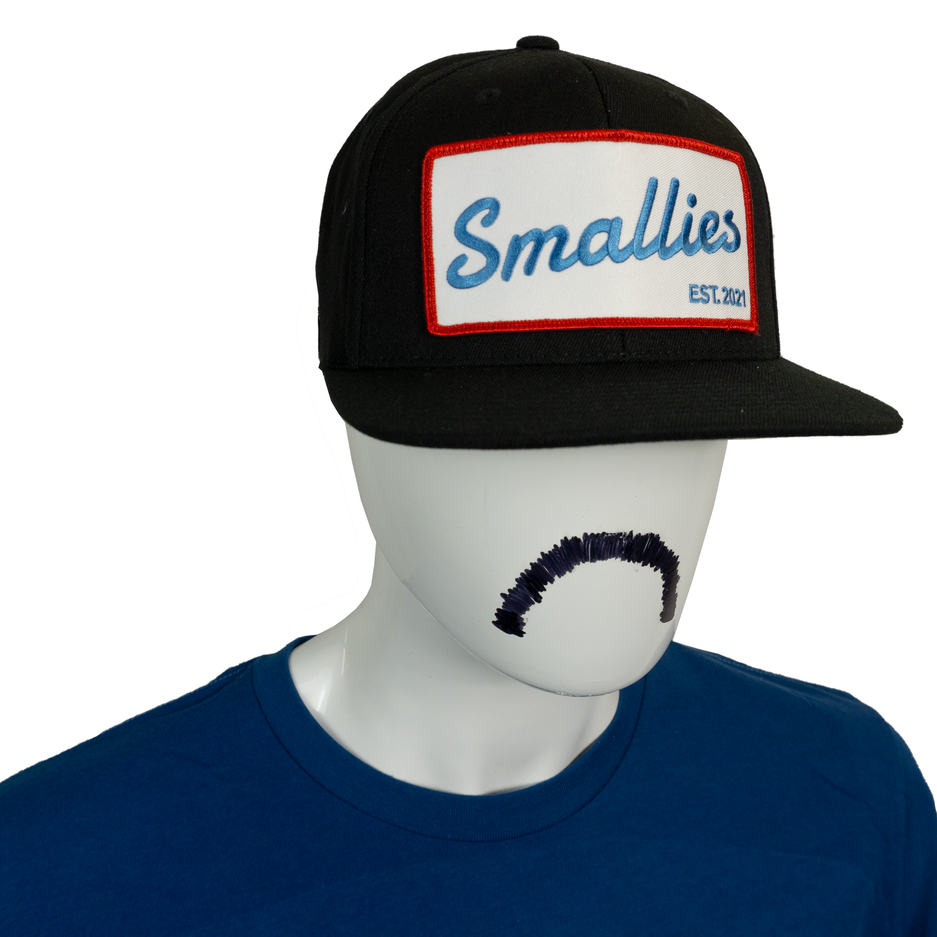 Smallies Patch Flexfit Flatbill (Red, White, Blue)