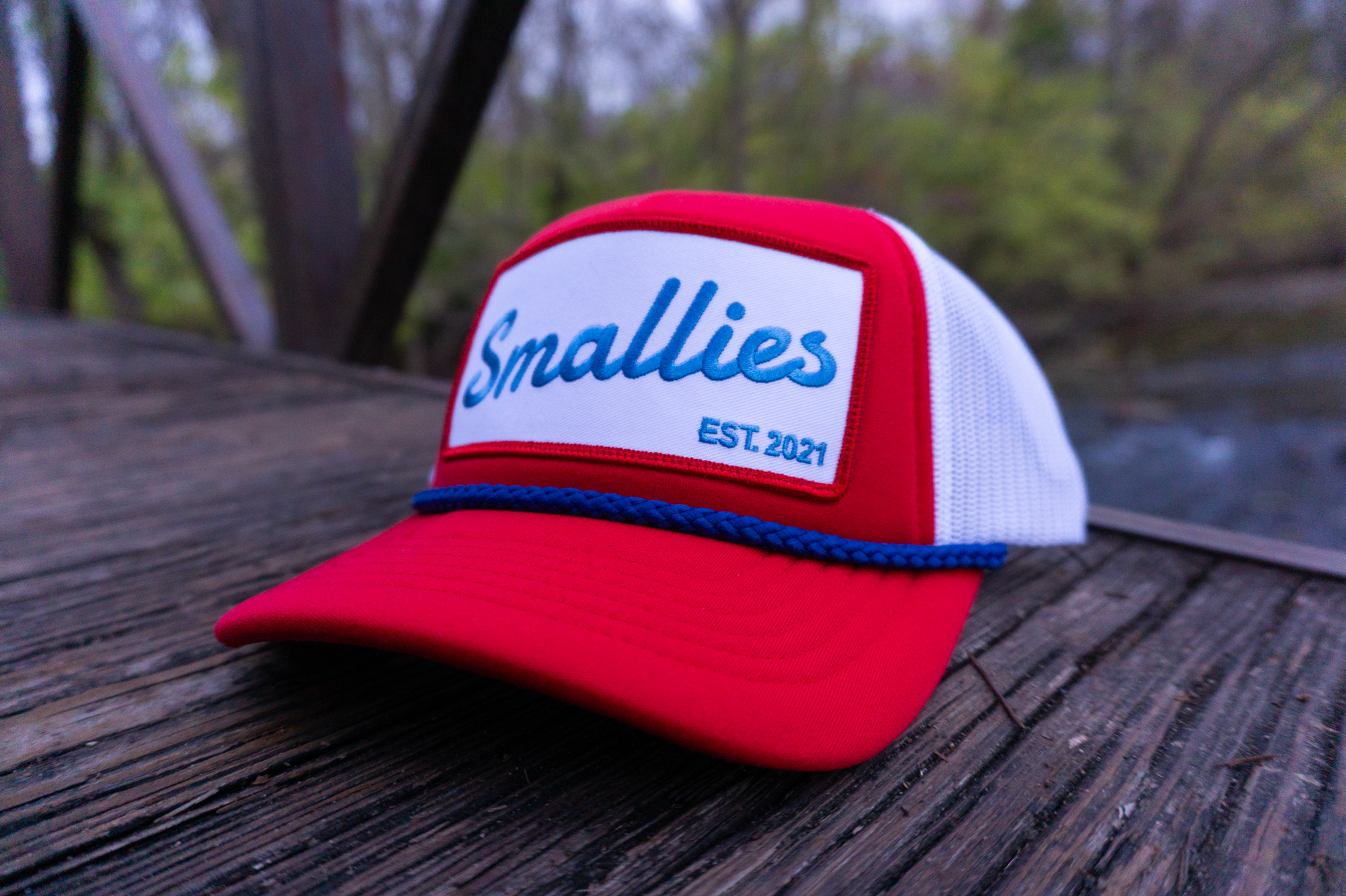 Smallies Patch Foamie Hat Red