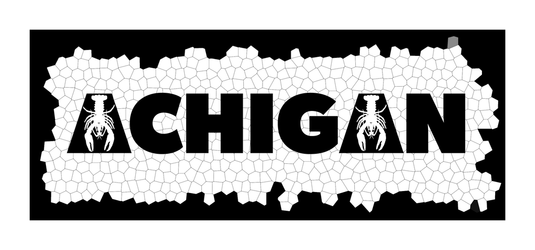 Achigan and Craws in Stone Decal