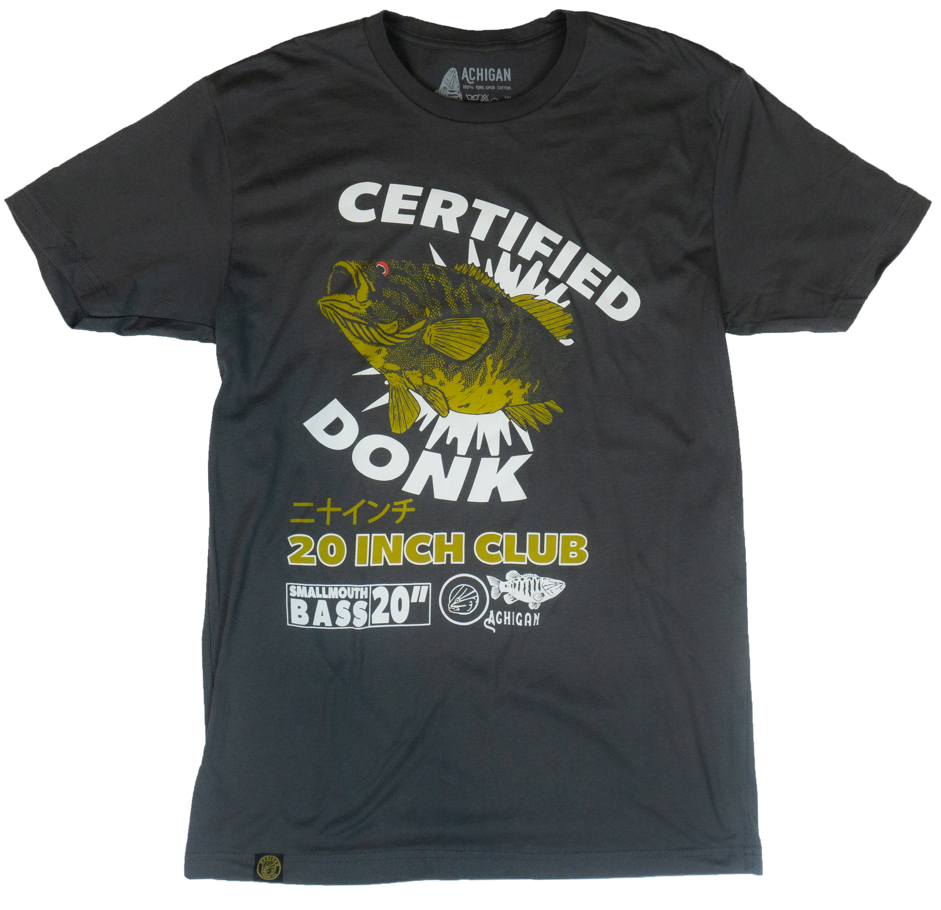 20-Inch Club Tee Charcoal *Certified Donk*