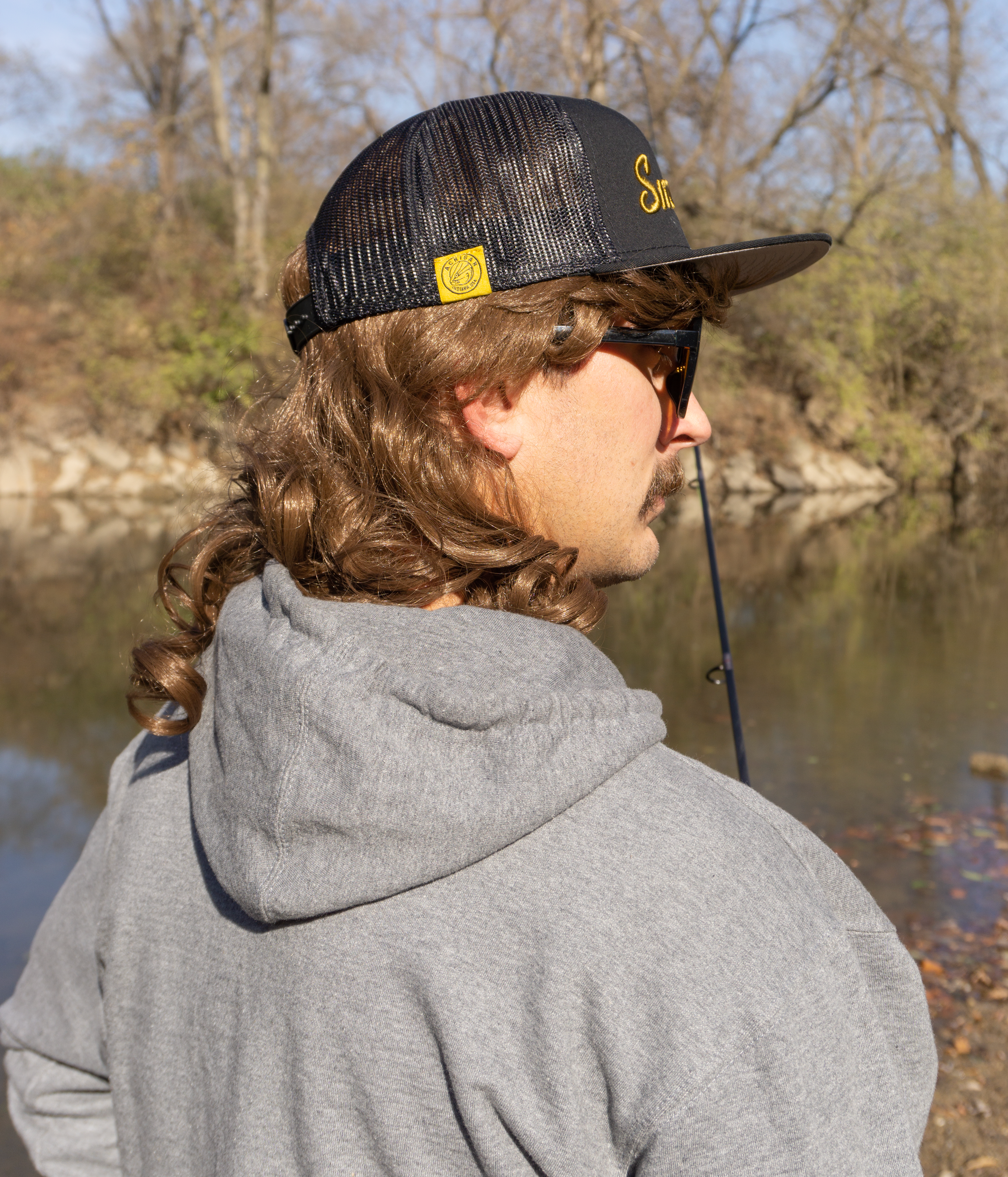 Smallies Black/Bronze Trucker Flatbill