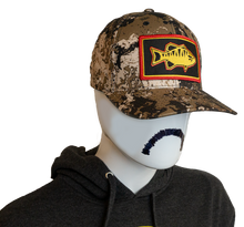 Load image into Gallery viewer, Geo Smallie Veil Camo Fitted Hat
