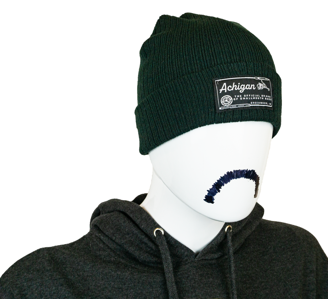 Achigan Spin/Fly Beanie - Green