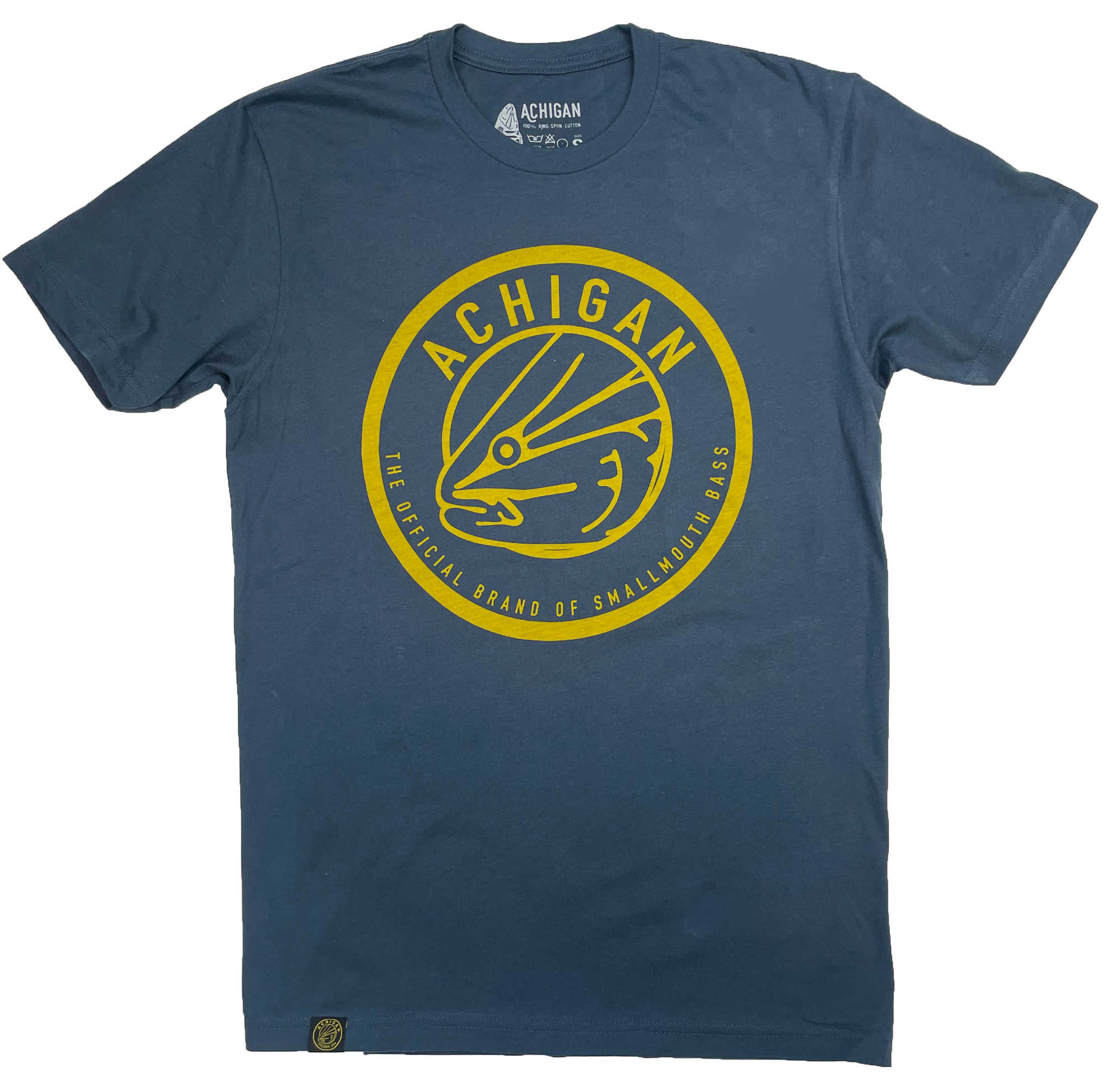 Achigan Tee Blue/Bronze