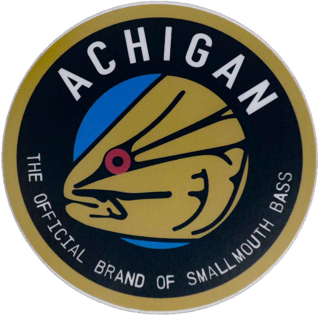Achigan Logo Sticker
