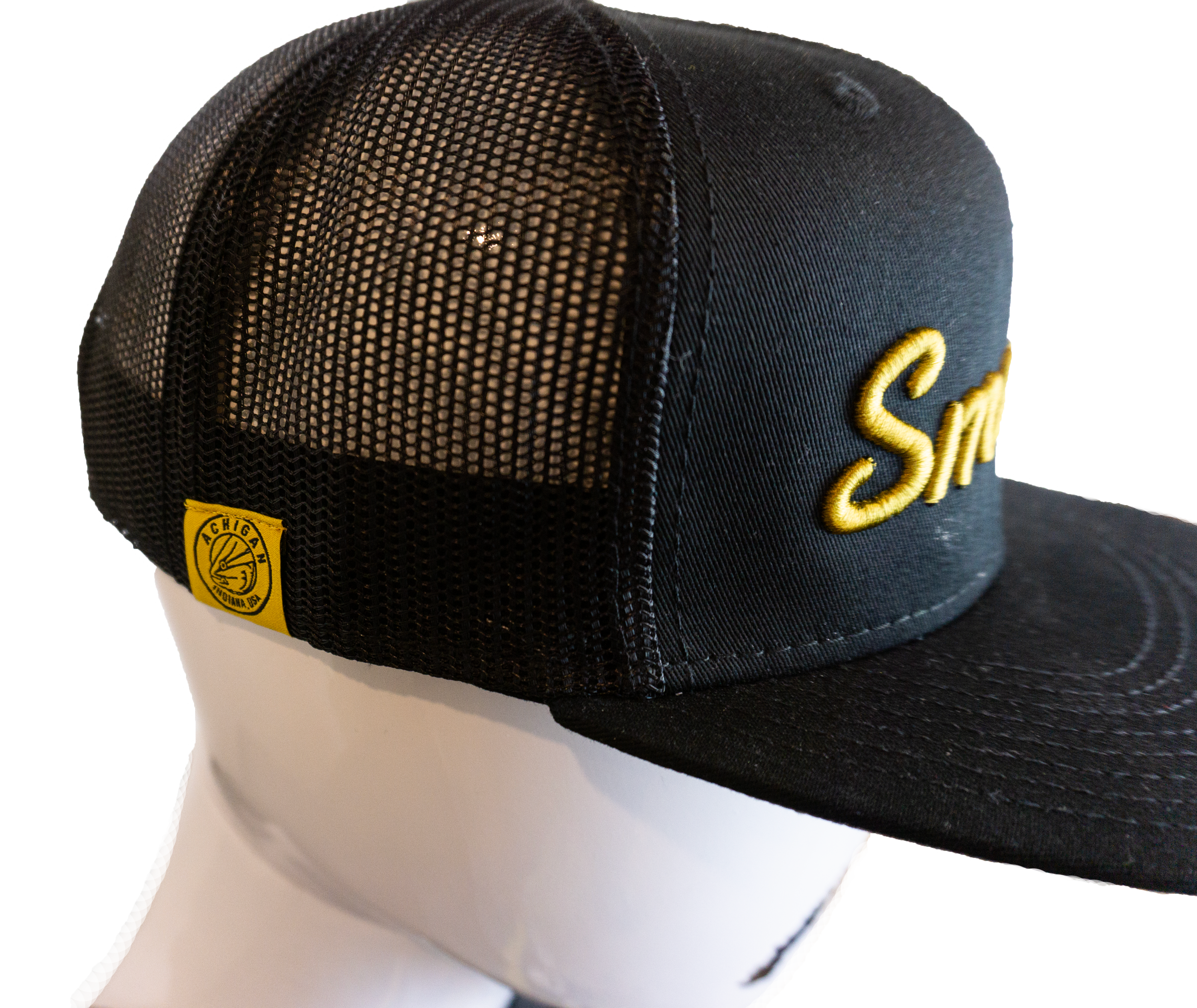 Smallies Black/Bronze Trucker Flatbill