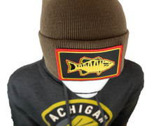 Load image into Gallery viewer, Geo Smallie Beanie - Brown
