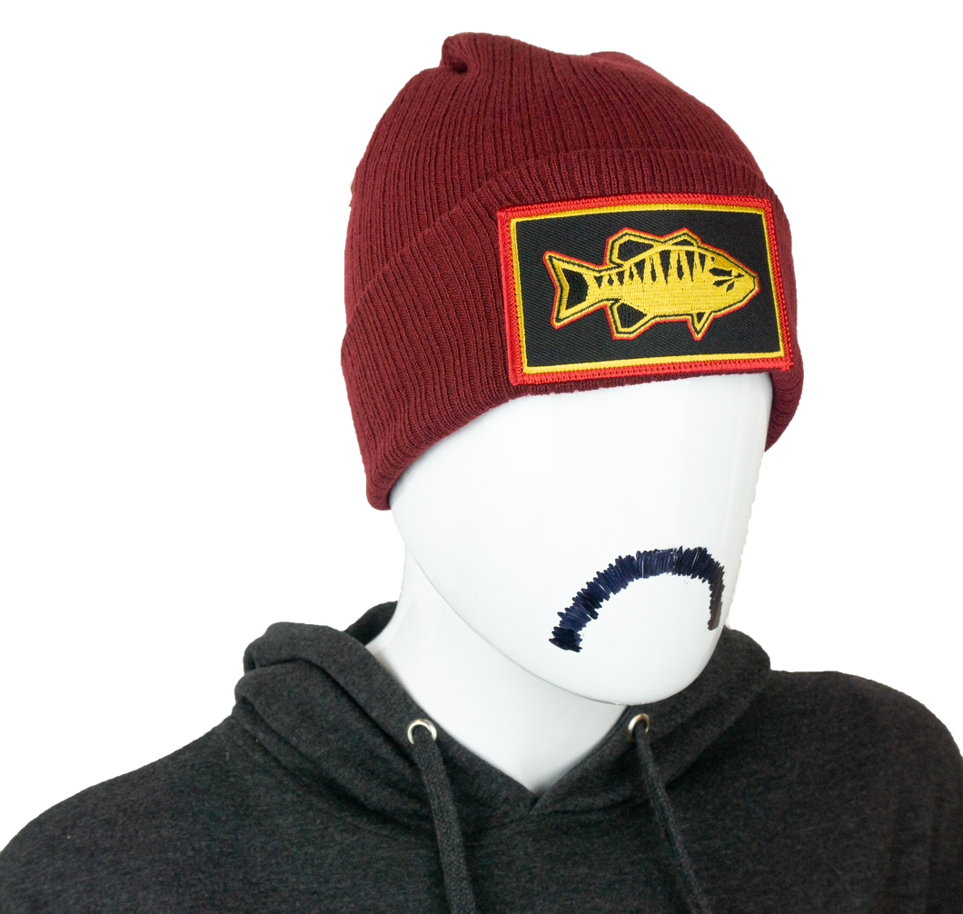 Geo Smallie Beanie - Red