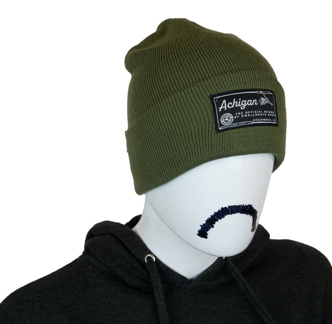 Achigan Spin/Fly Beanie - Olive