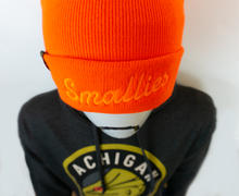 Load image into Gallery viewer, Smallies Beanie - Blaze Orange
