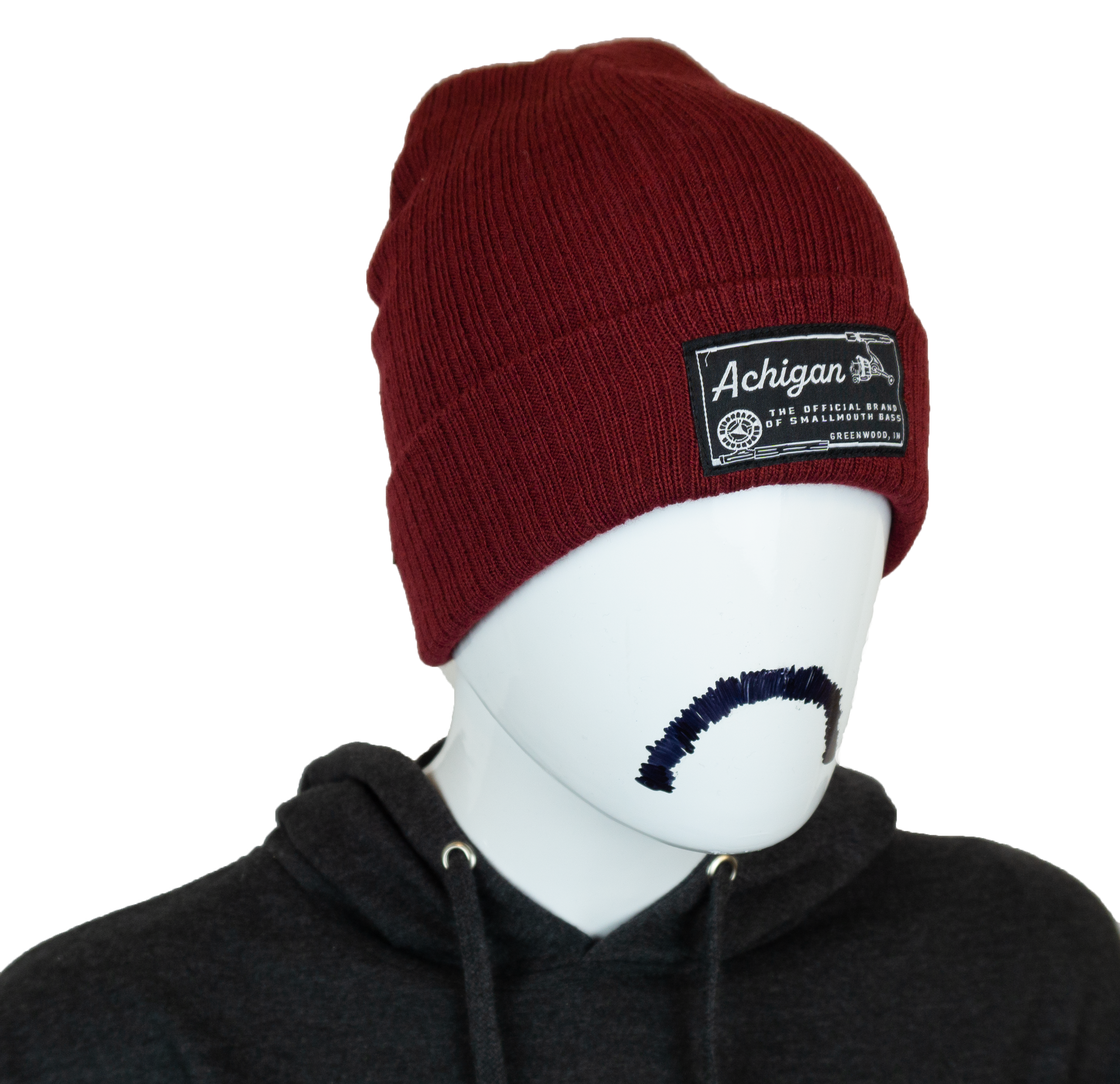 Achigan Spin/Fly Beanie - Red