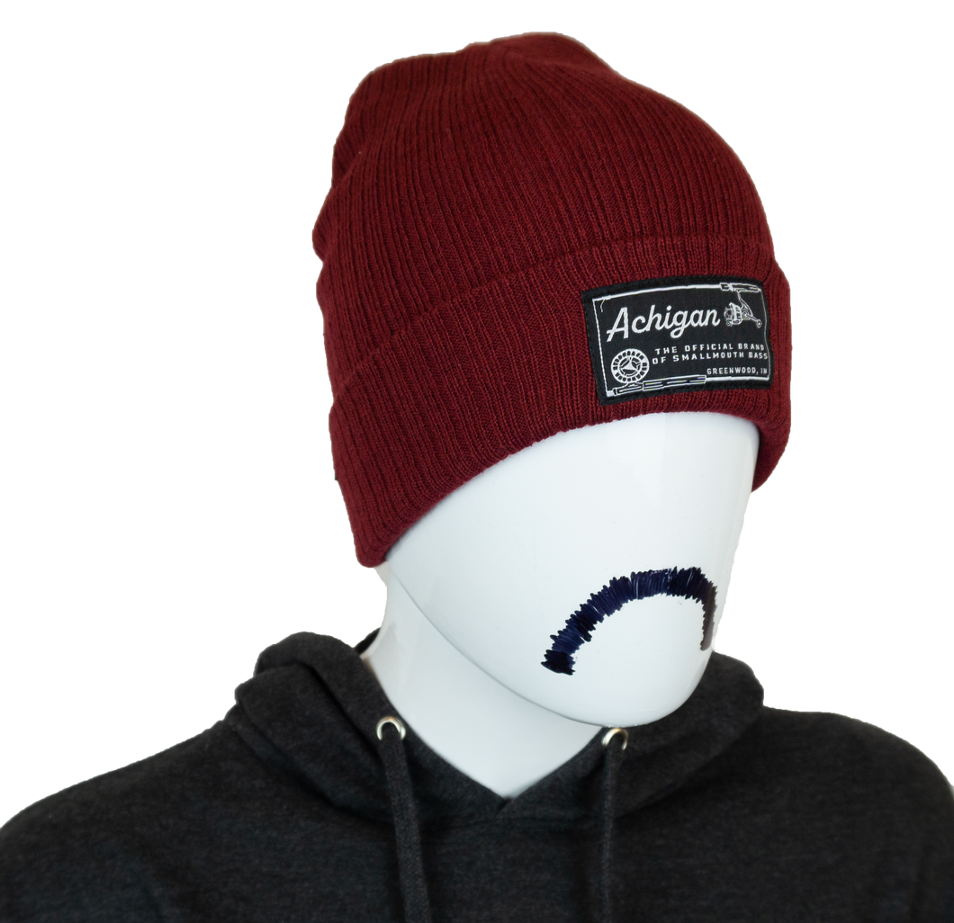 Achigan Spin/Fly Beanie - Red