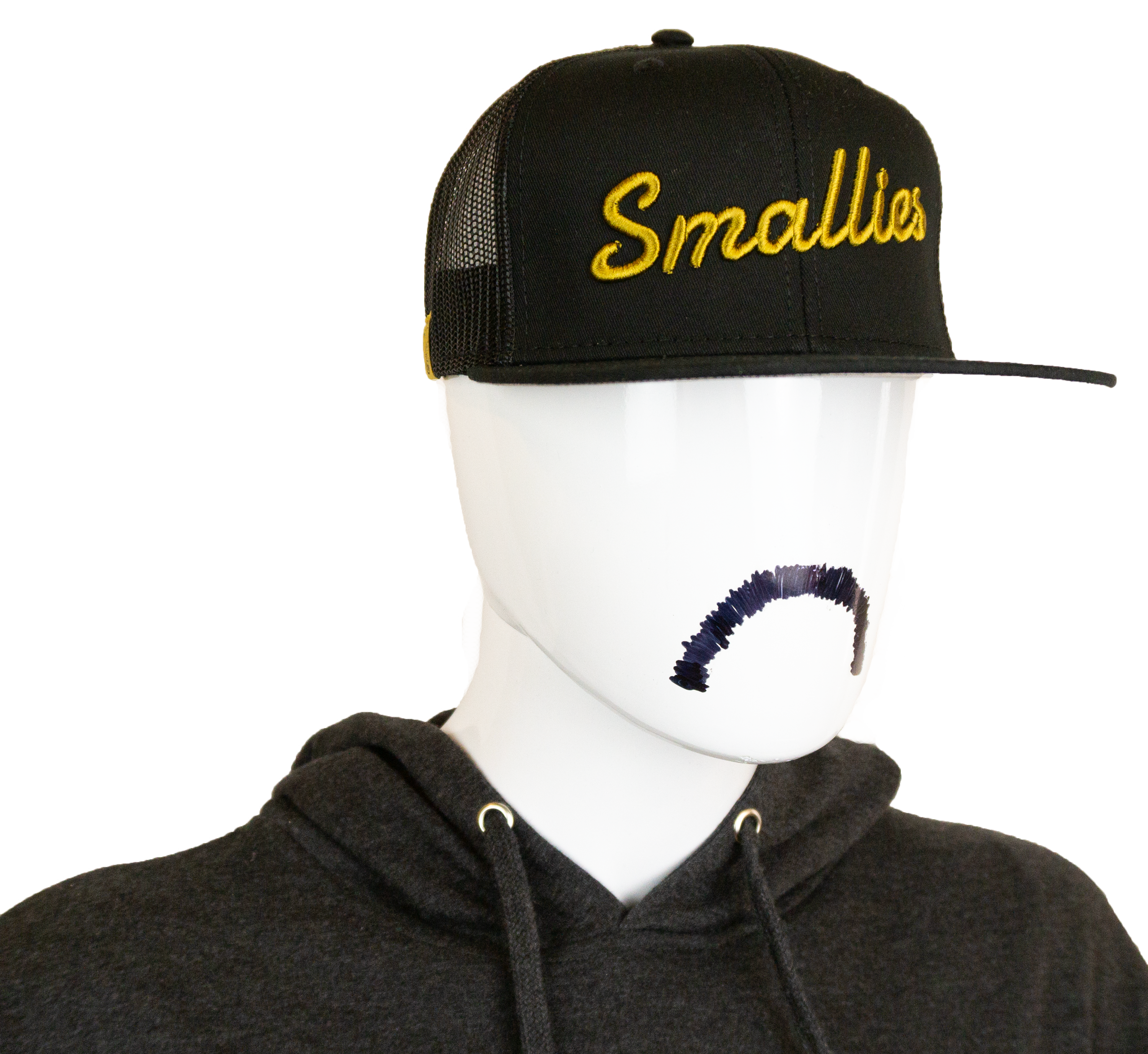 Smallies Black/Bronze Trucker Flatbill