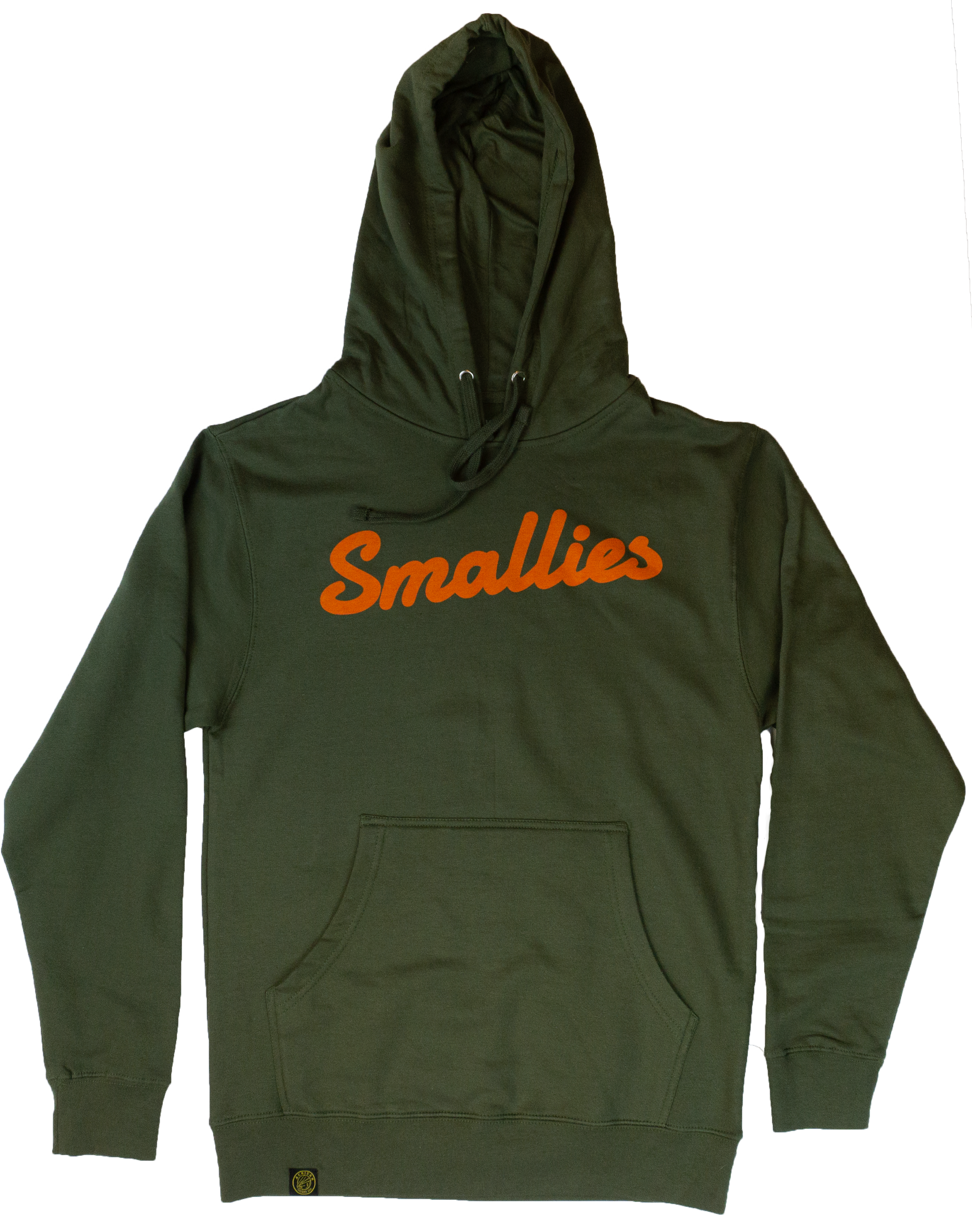 Smallies Hoodie Olive/Orange