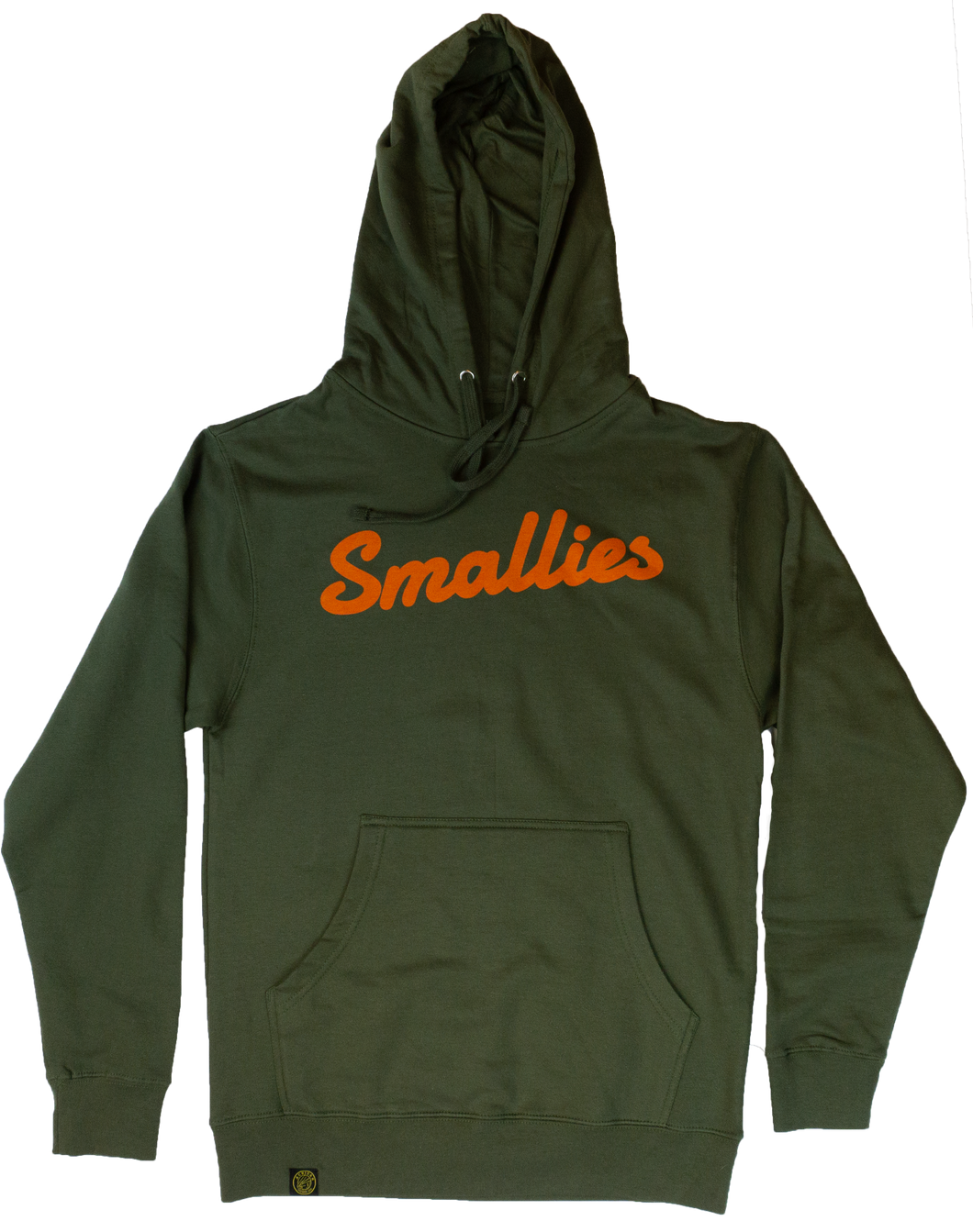 Smallies Hoodie Olive/Orange